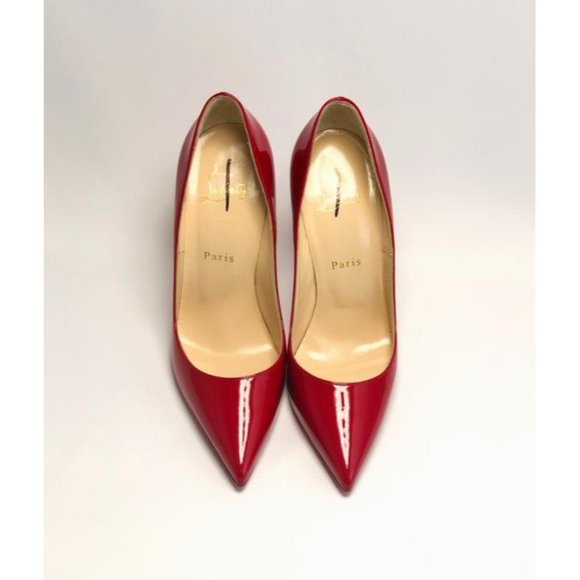 Christian Louboutin So Kate 120mm Patent Leather Pumps Red Heels - Picture 4 of 10